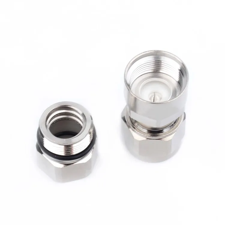 1pcs Full copper ultra flexible 1/2 '' feeder head NJ-1/2 ultra flexible joint 50-9 feeder pipe joint ultra flexible N male head