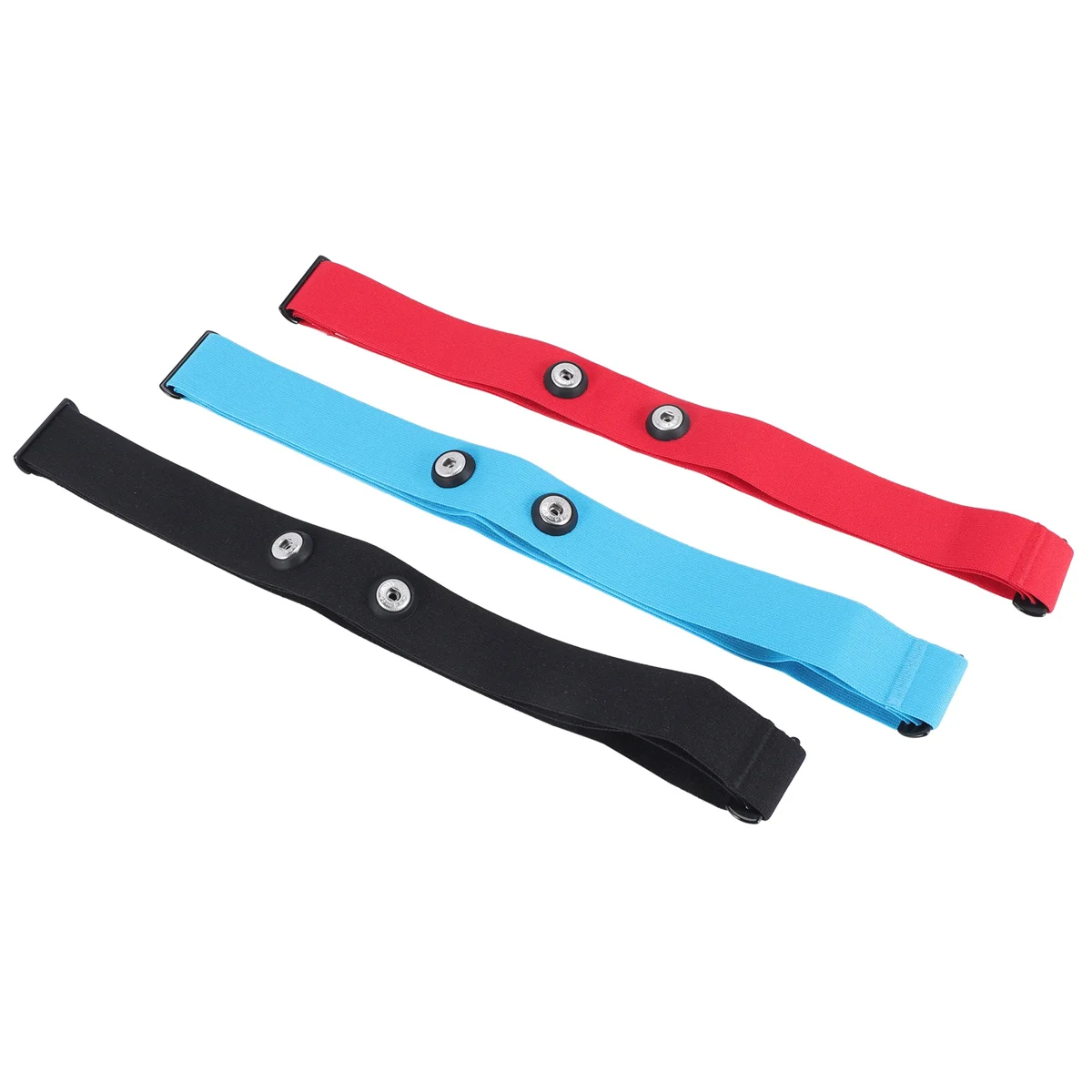 SMIEA 3Pcs for Magene Heart Rate Chest Strap Adjustable Elastic Strap for Polar Wahoo Garmin Sports Wireless Monitor Rate Belt A