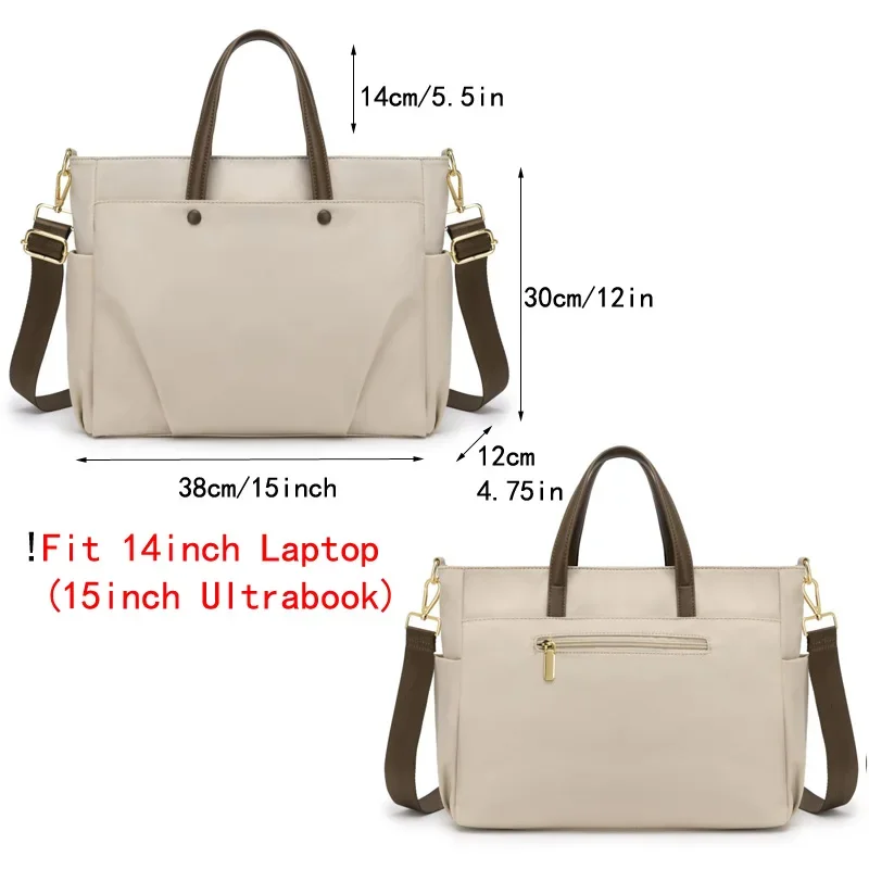 Briefcase Office Laptop Neutral Fashion Briefcases Bags Female Handbag Document Women Men Book Women Commuter Bag