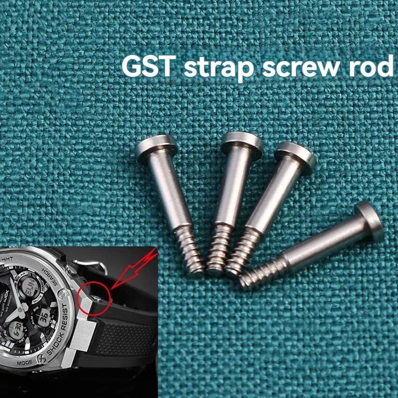 

For G-SHOCK Casio GST-B100 GST-210/W110/S300/410 Watchband Strap Screw Rod Silver Black Gold Connecting Rod Watch Accessories