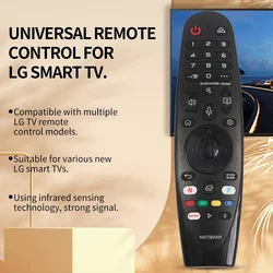 Universal Magic Remote for Smart TV(no/with Voice&Pointer), Replacement for AKB75855501 MR20GA MR21GA MR21GC MR19BA