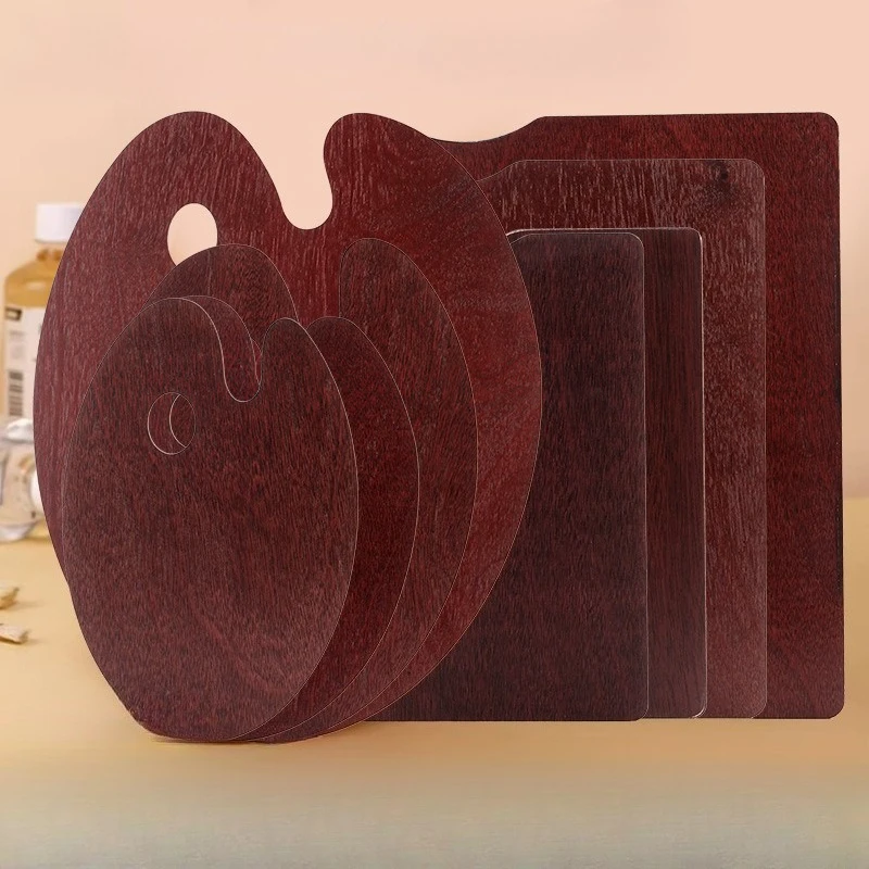 Wooden Oil Painting Palette Anti-pigmentation and Easy To Clean for Oil Painting Color Blending Practice