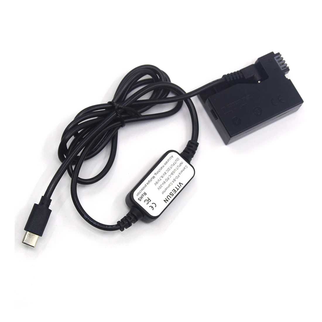 

DR-E8 Coupler LP-E8 Dummy Battery USB Type C USB-PD Converter To DC Cable For Canon EOS T2i T3i T4i T5i 550D 600D 650D 700D