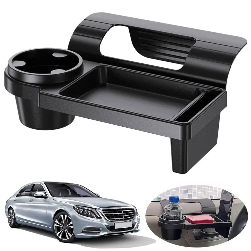 Car Multifunctional Mobile Phone Storage Box With Cup Holder Side Storage Rack Door Tobacco Drink Pocket Hanging Storage Bo J4G1