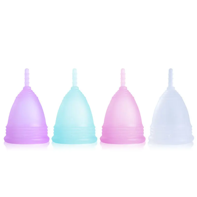 Reusable Silicone Cup Menstrual Medical Lady Cup Collector Menstrual Purple Color Menstrual Cup For Women Feminine Hygiene