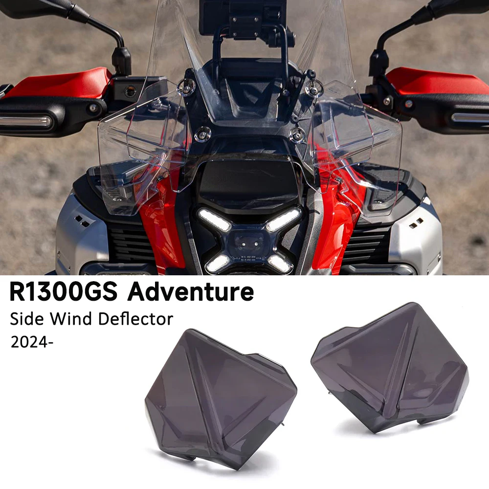 

Для BMW R1300GS Adventure R 1300 GS ADV 2024 2025 лобовое стекло мотоцикла, двусторонний бак, боковой дефлектор ветра, комплект спойлера