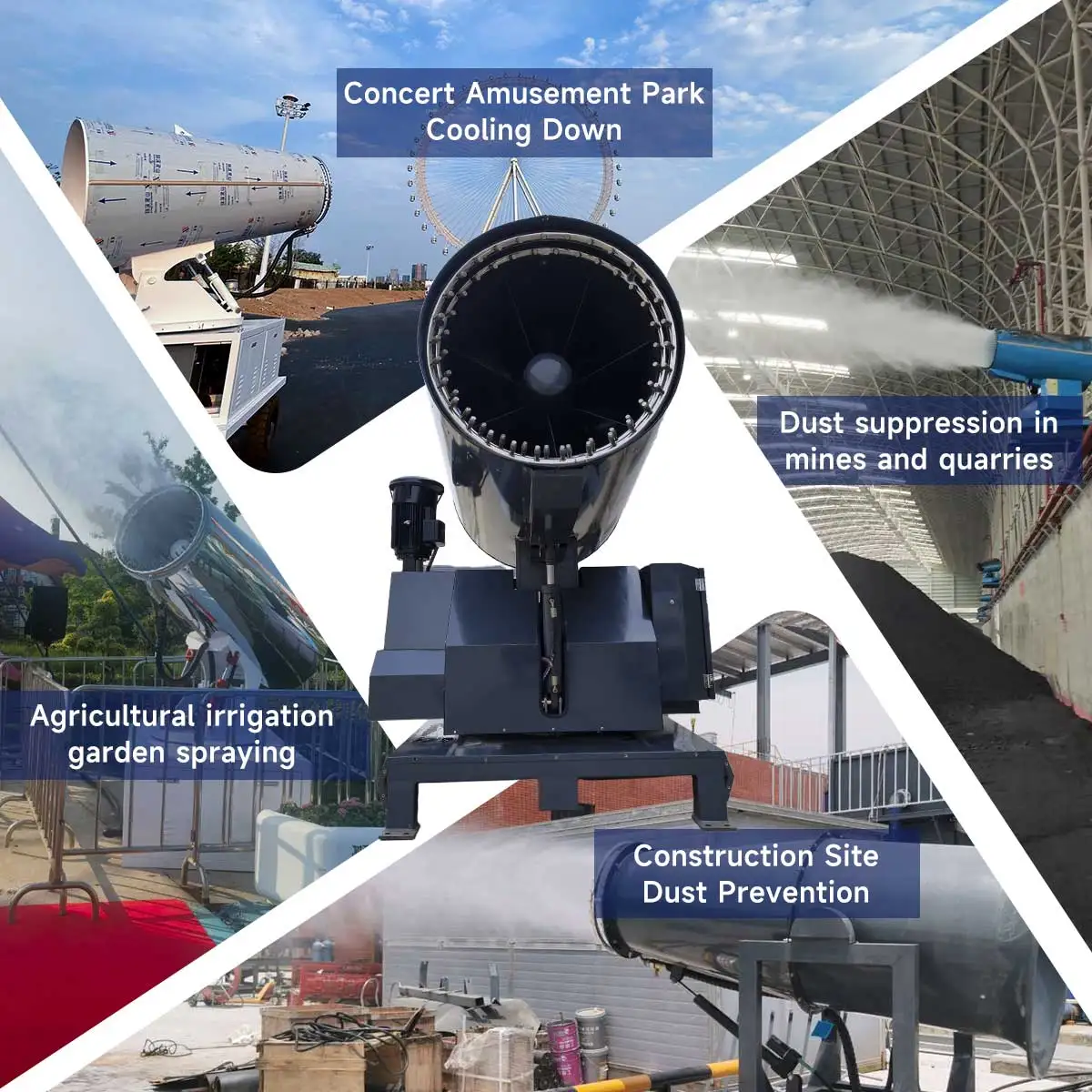 

Dust-proof 80-meter Industrial Explosion-proof Fog Cannon Machine For Coal Sheds And Mines