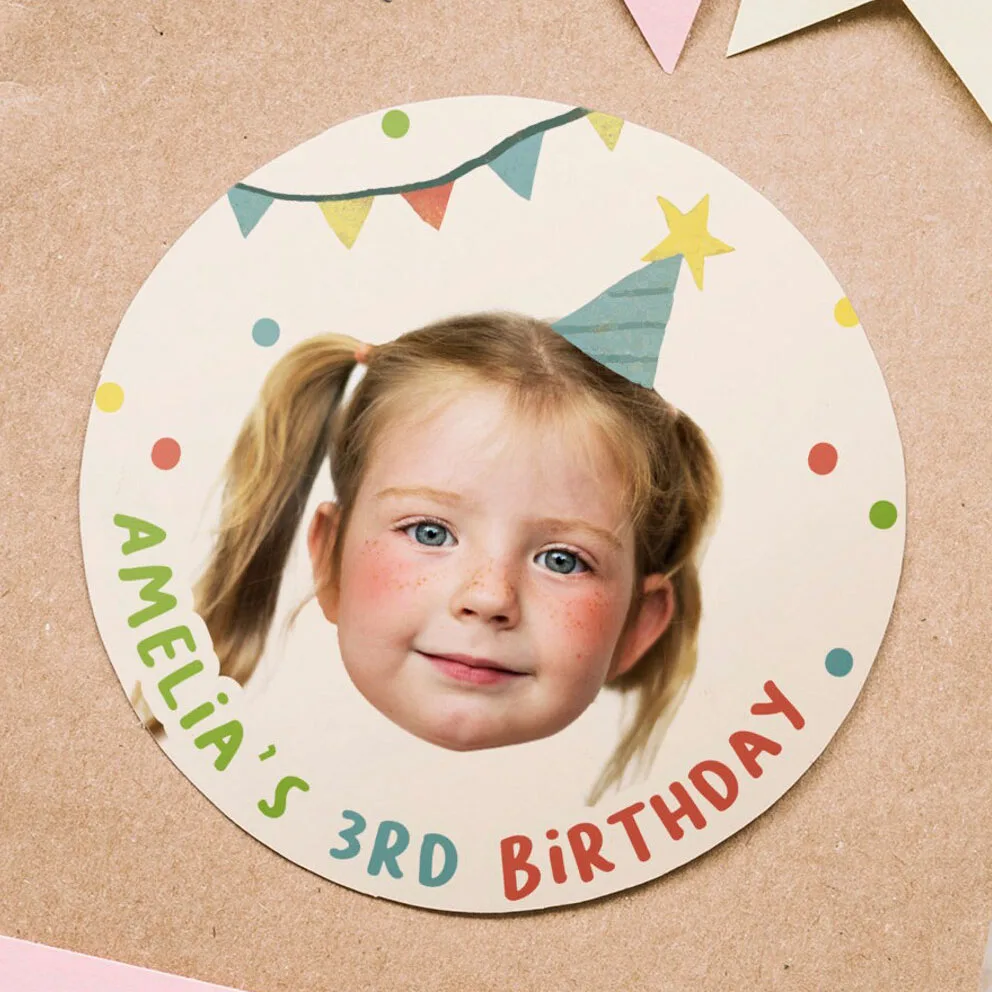 Kids Birthday Sticker｜Personalized Birthday Sticker｜Custom K