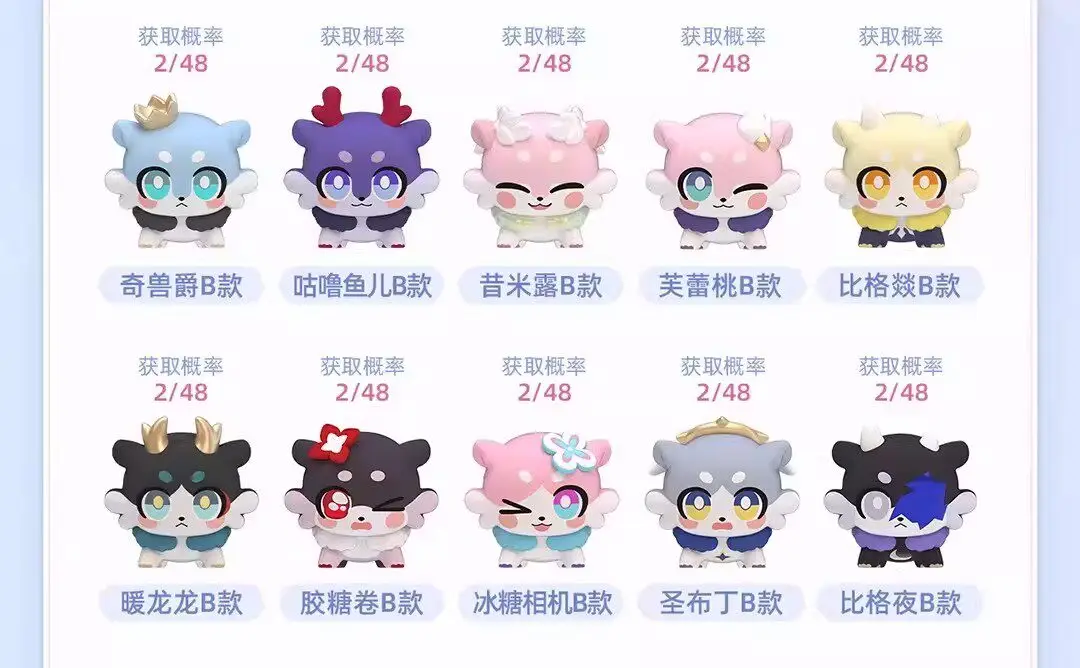 Neue MiHoYo Honkai Star Rail Serie Awoo Chimera Spielzeug 2.0 Blind Bag Mini-Puppe Desktop-Deko Spielzeug Mädchen Geburtstagsüberraschungsgeschenk – Detail 3