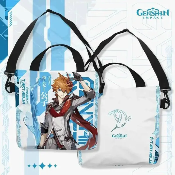 

GS Impact Cos Yae Miko Wanderer Nahida Yaoyao Al Haitham Shikanoin Heizou и т. д. Сумка для покупок 2025 года, парусиновая сумка, подарок, аниме-игра