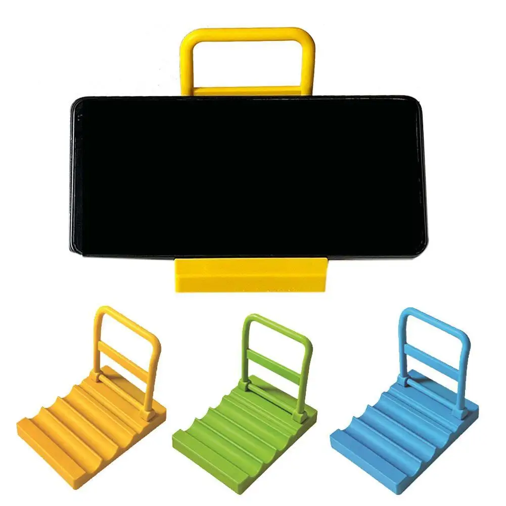Suporte de telefone de plástico de mesa divertido suporte de telefone móvel de mesa portátil para telefone móvel universal peças de carro destacáveis