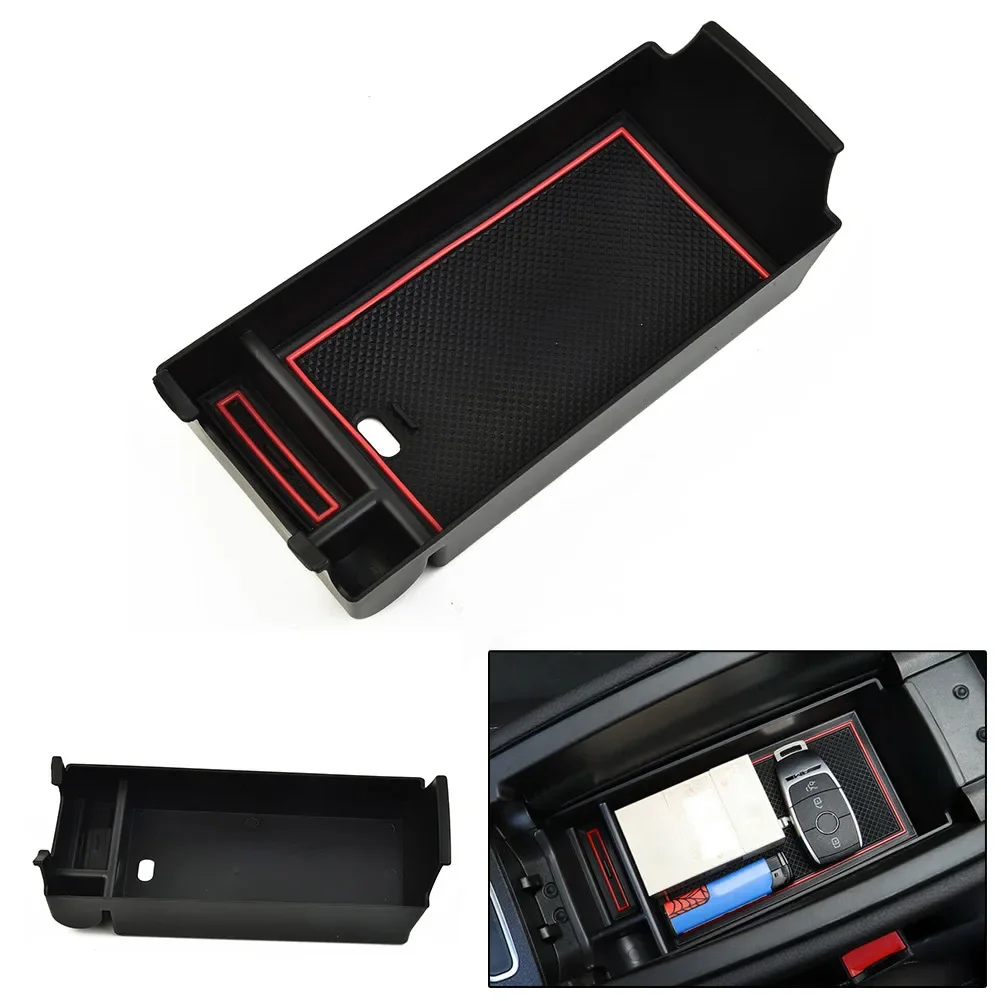 Car Armrest Storage Box For Mercedes-Benz A-Class W177 B-Class W247 X247 CLA-Class C118 H247 Center Armrest Storage Box Tray