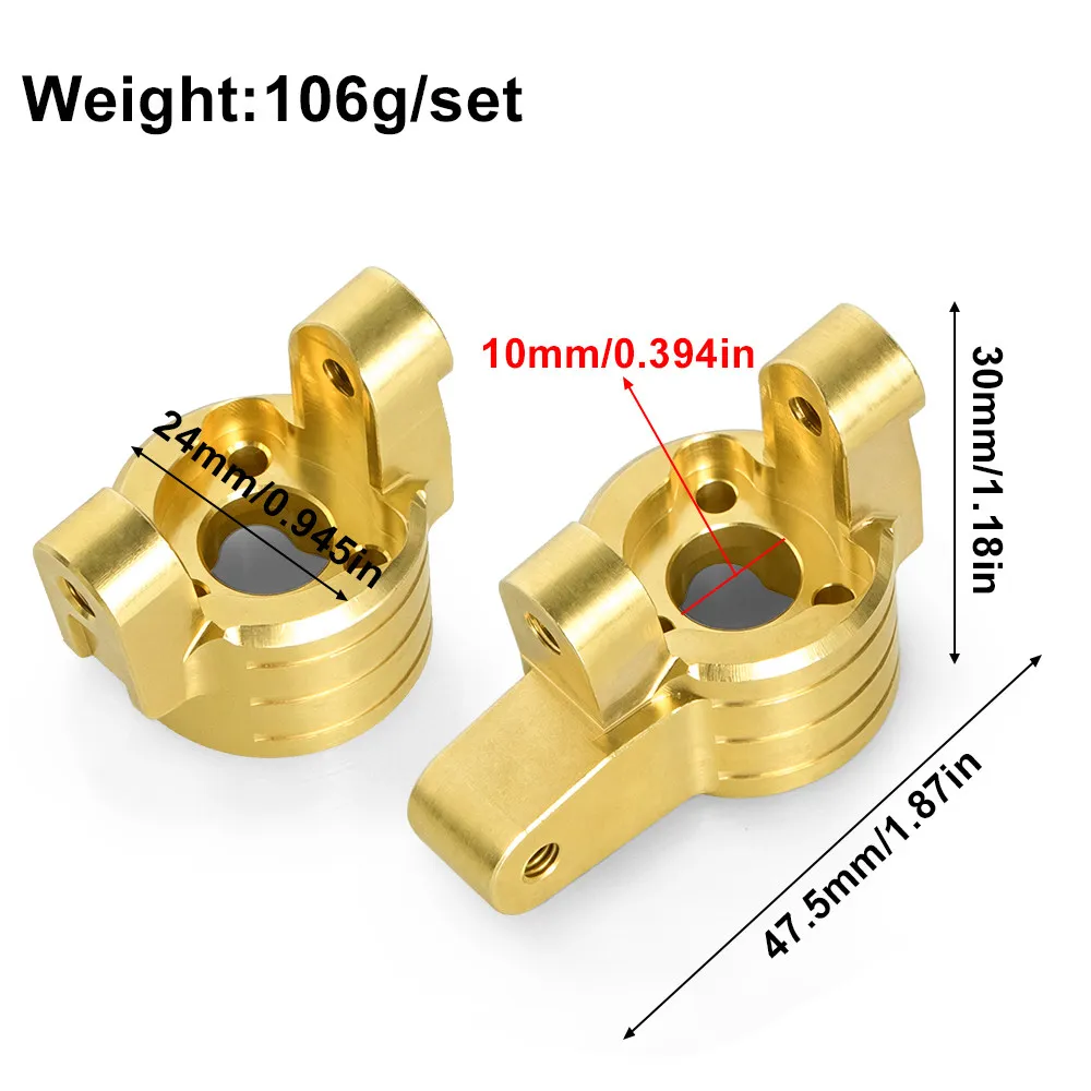 Brass C-type Seat 1/7 Remote Climbing Vehicle Upgrade and Modification Components, Suitable for MK07, TK07, JK07.