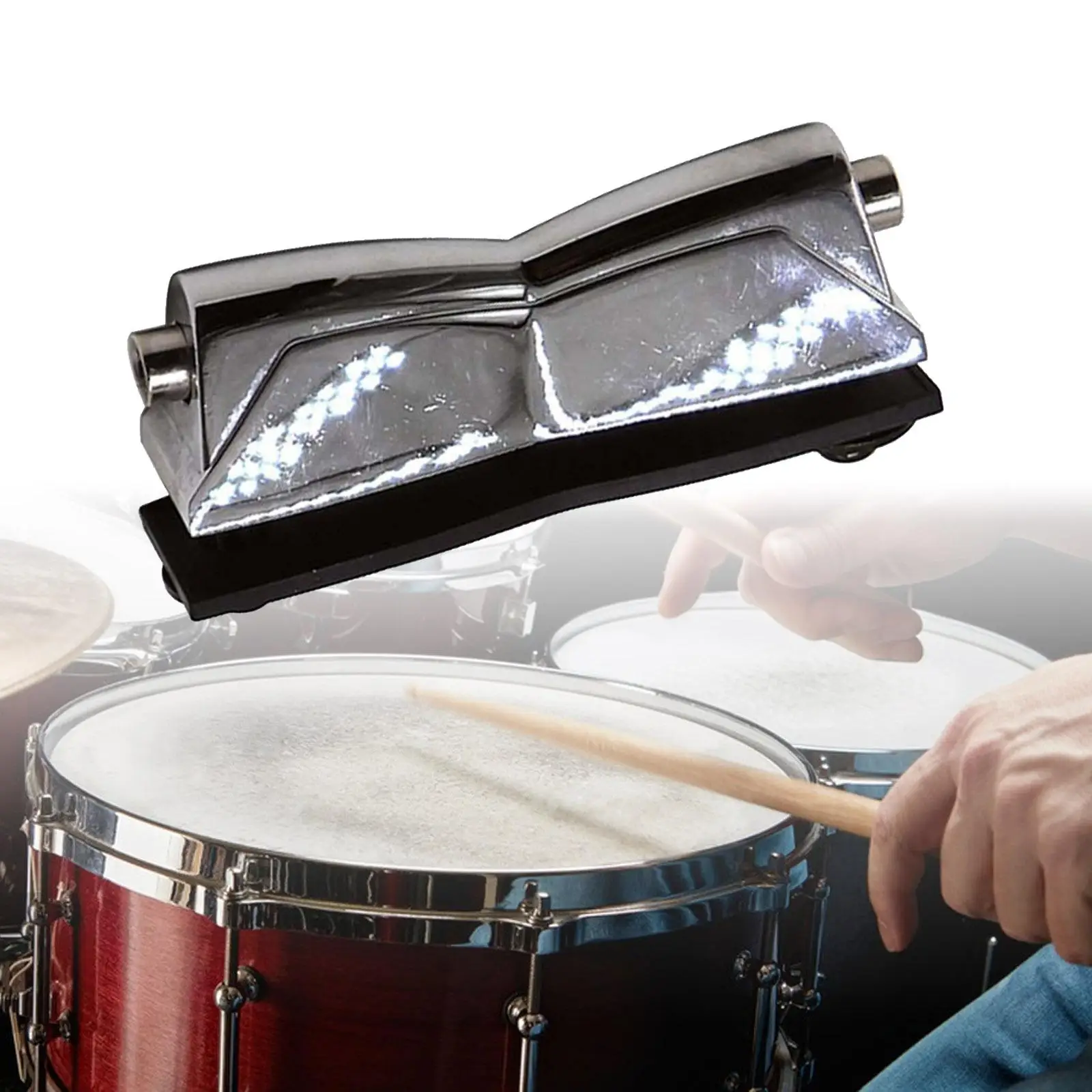 Snare Drum Lugs Drum Set Teile Ersatz Leichte doppelseitige montierte Tom/Schnaredrum Lugs für Snare Drum Tom Drum Zubehör