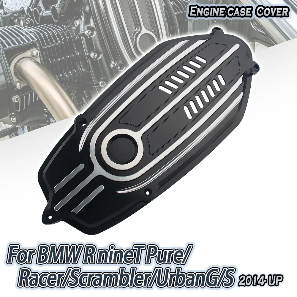 For R NINE T Aluminum Front Engine Case Cover Breast Plate Protection For R Ninet R9T Racer Scrambler Urban G/S Pure Motorcycle