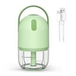 Wireless Electric Usb Rechargeable Electric Food Garlic Processor Mixer Baby Mini Food Chopper Blender