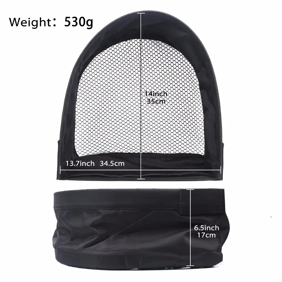 Maximumcatch FLSB/STBM Nylon Mesh Fly Fishing Stripping Basket with Flexible Rigid PVC Frame Quick-Dry Fly Fishing Bag