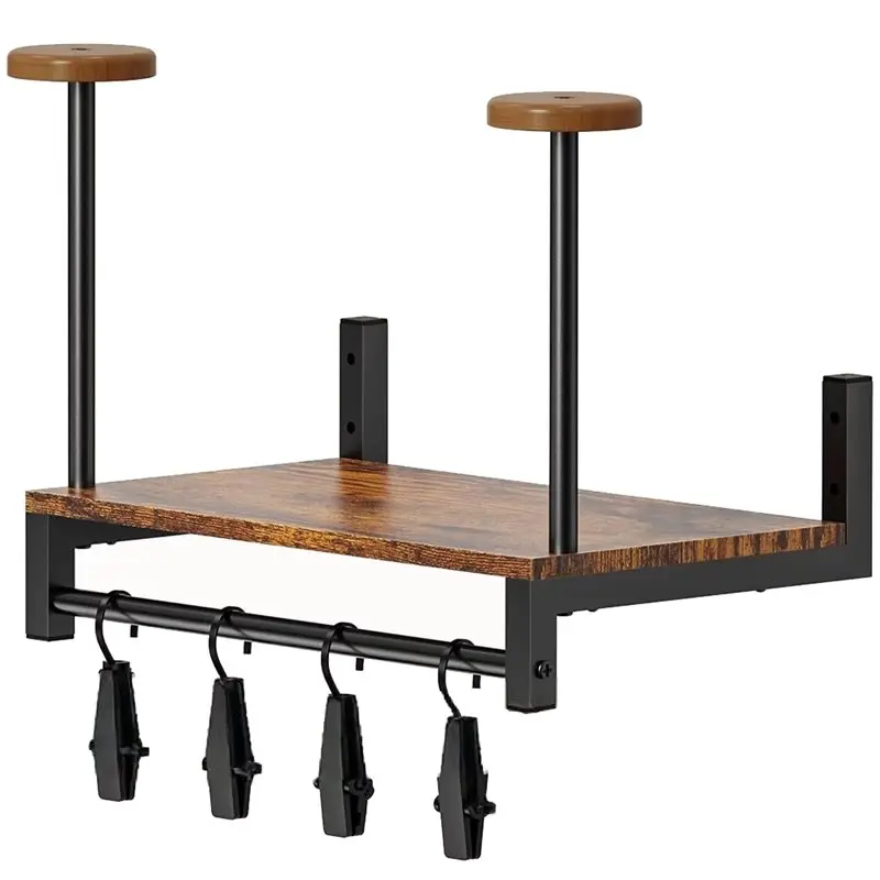 

A84E-Wall-Mounted Wooden Stand For Motorcycle Helmet And Leather Jacket-Household Gear Organizer