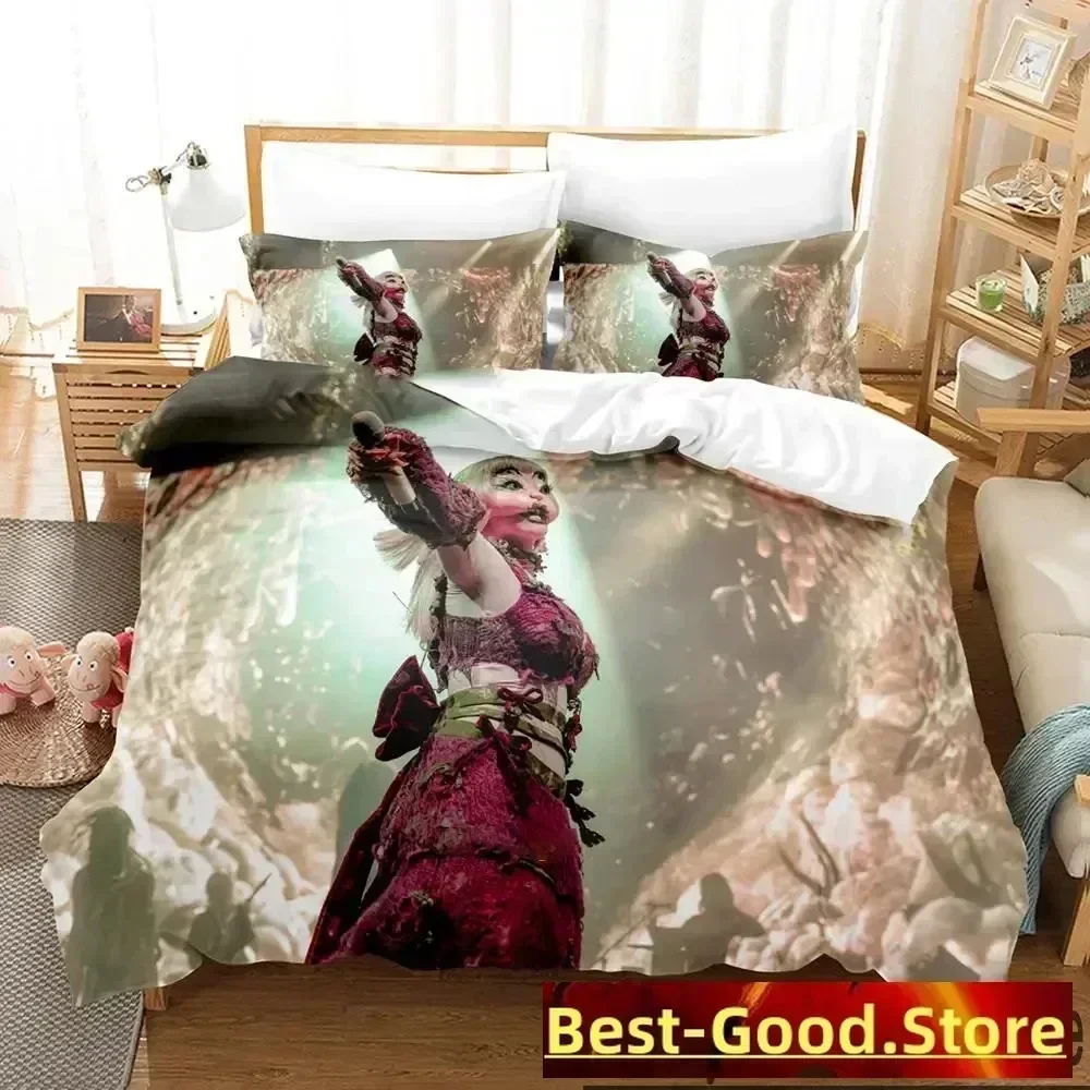 3D Portals Melanie Martinez album Bedding Set Duvet Cover Sheet Printed Pillowcase Bed Full Queen King Size Comforter Bedroom