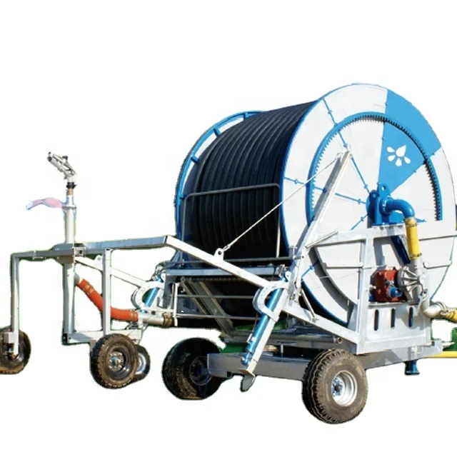 

2024 Newly Automatic Retractable Rain Irrigator Water Turbine Hose Reel Irrigation System