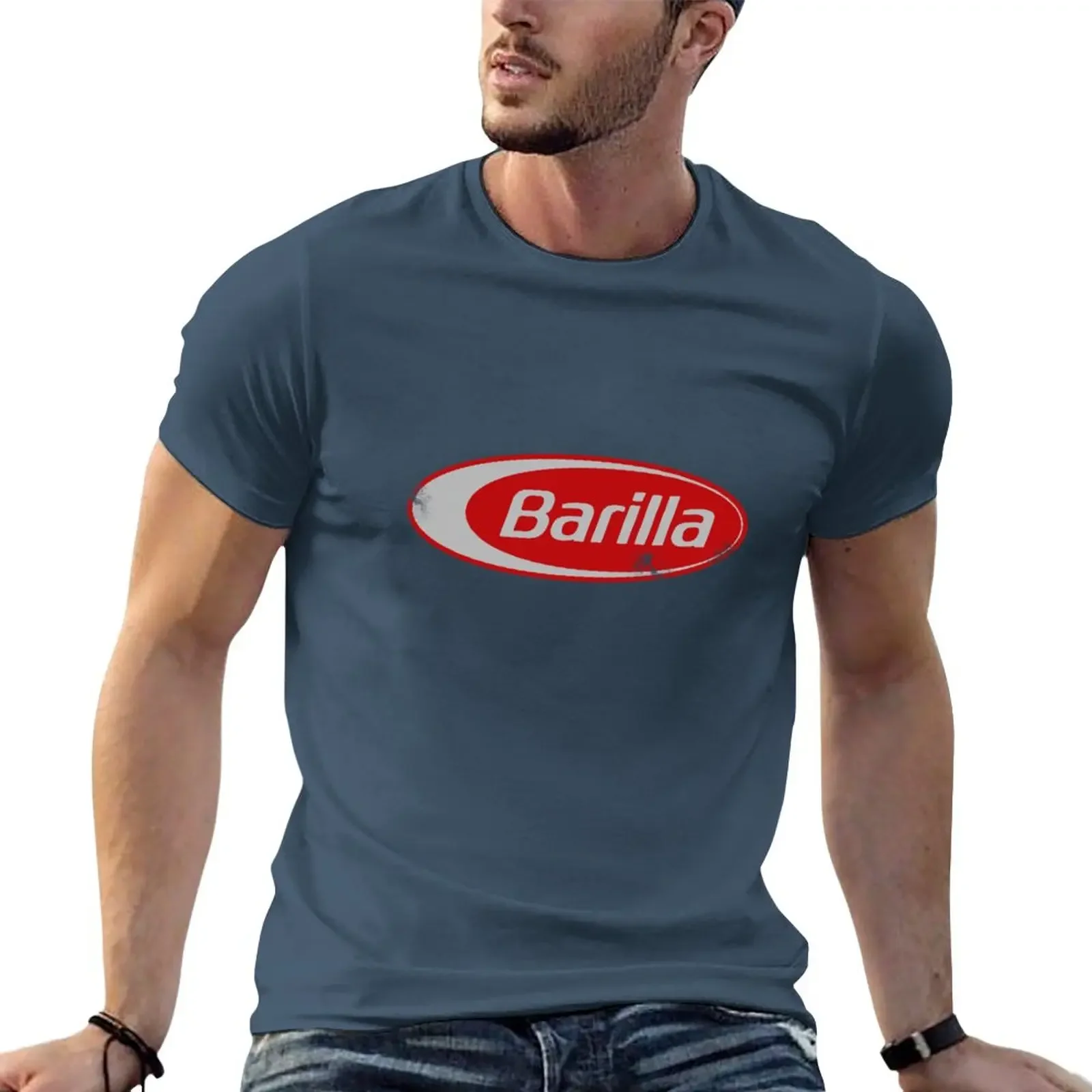 New Barilla T-Shirt summer clothes shirts graphic tees Short t-shirt T-shirt men