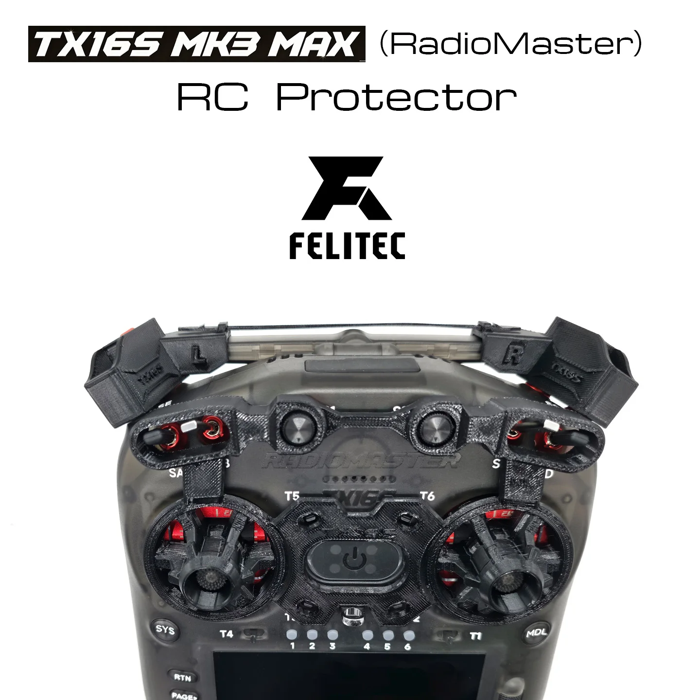 Schutzabdeckung für RadioMaster TX16S MK3 Max Steuerhebel, 3D-Gedruckte TPU-Schutzhülle für RC-Fernbedienung