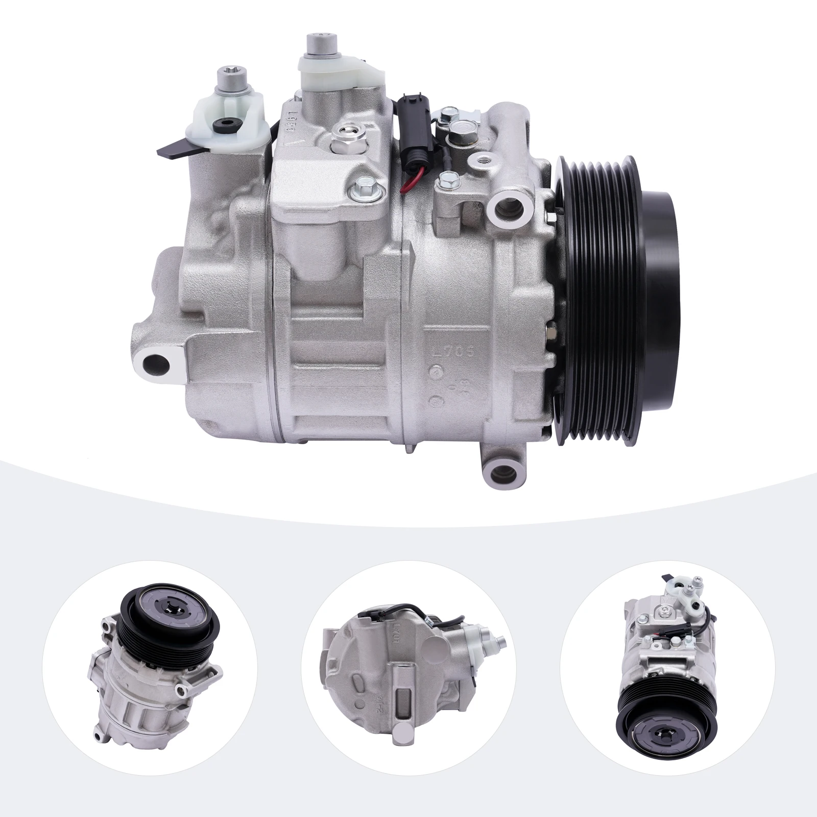 AC 1.8L Air Conditioning Compressor  w/ Clutch Assembly,For 2003 2004 2005 Mercedes-Benz C230 accessories