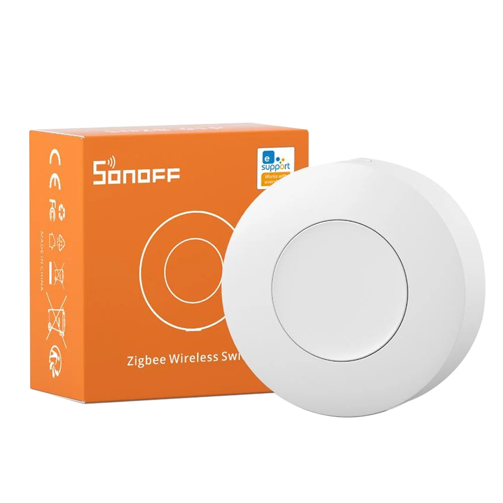 SONOFF SNZB-01P Zigbee Smart Scene Switch Custom Button Ewelink App Voice Control Via Alexa Google Smartthings Yandex Alice