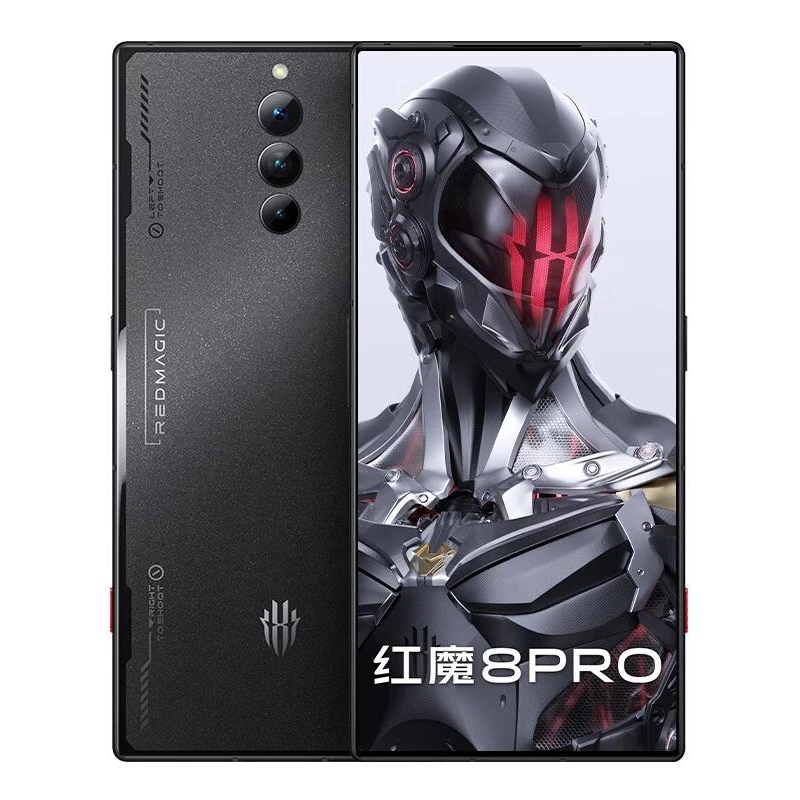 Oryginalny telefon do gier Red Magic 8 Pro 5G 6,8" 2480x1116 AMOLED 120 Hz Qualcomm SD 8 Gen 2 (4 nm) 6000 mAh 80 W Szybkie ładowanie Android