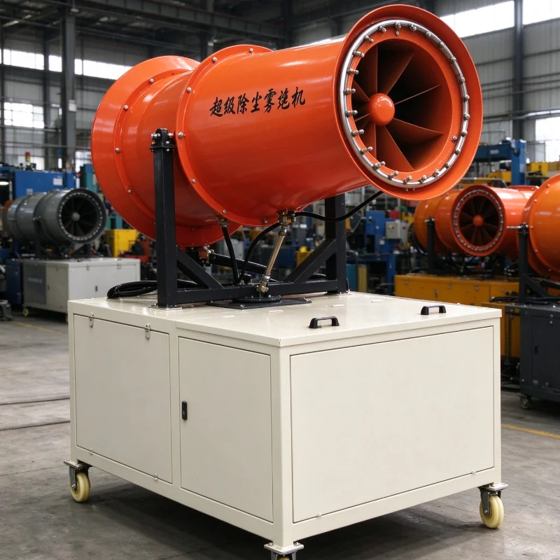 Multi Function Dust Suppression Fog Cannon, 20m Water Fog Sprayer Machine for Farm Irrigation and Construction Dust Prevention