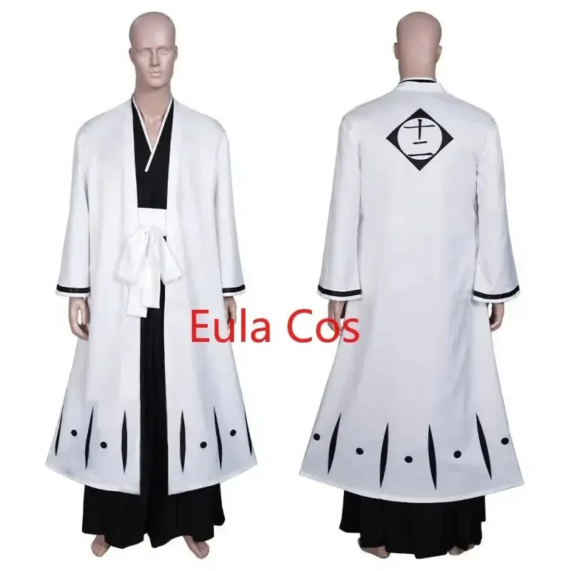 

Anime Cosplay Bleach Cosplay Gotei 13 Captain Uniform Suits Kuchiki Byakuya Squad Robe Hitsugaya Toushirou Zaraki Kenpachi 72th