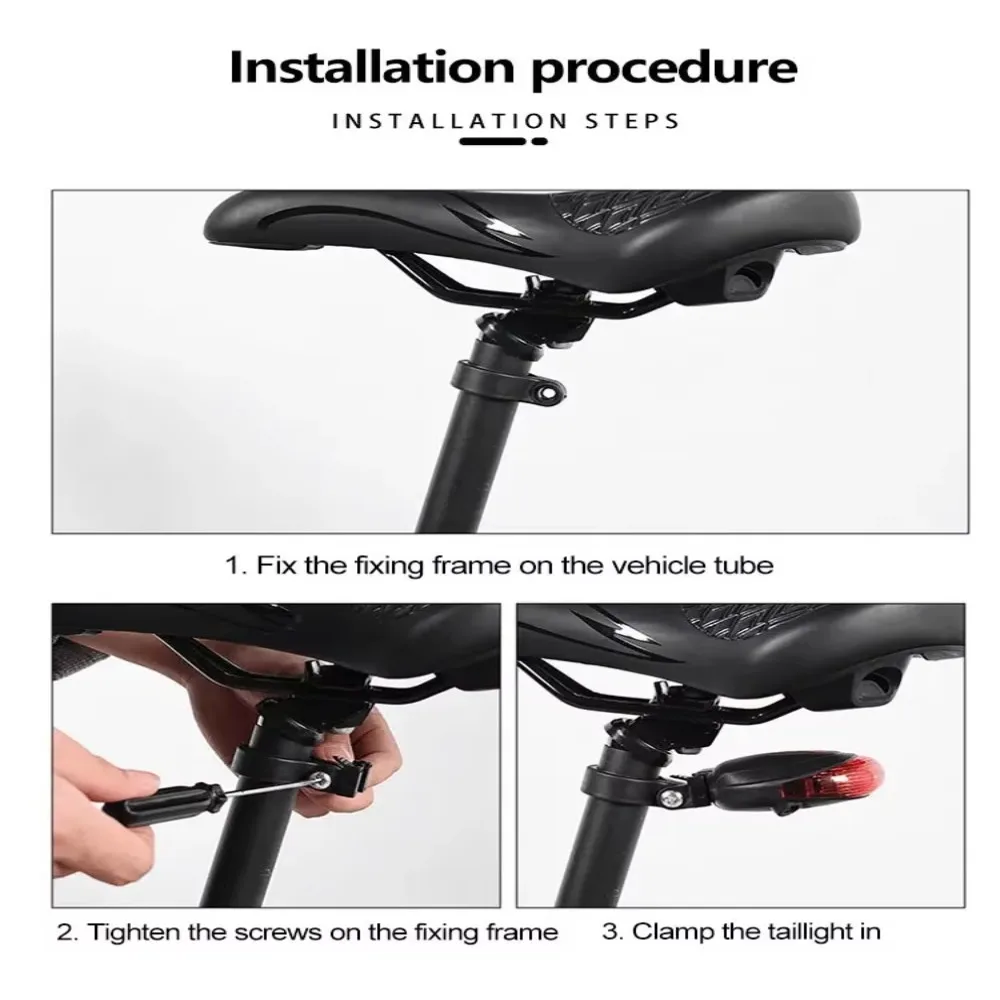 ضوء خلفي فائق السطوع للدراجة، تحذير للسلامة، إضاءة زاوية واسعة، ضوء خلفي لركوب الدراجات، أوضاع متعددة سهلة التركيب