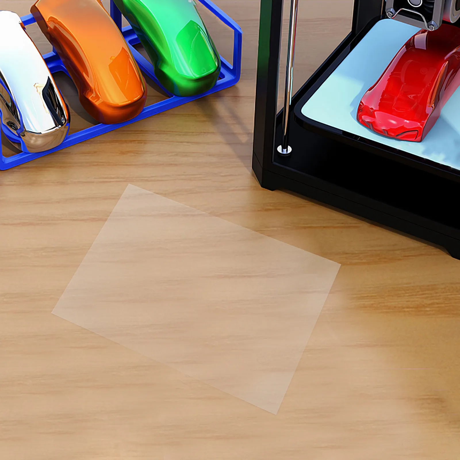 

5 шт. прозрачных пленок FEP 140x200 мм для 3D-принтеров, высокопрозрачные разделительные пленки для лотков с фотополимерной смолой, прозрачные защитные листы для 3D-печати