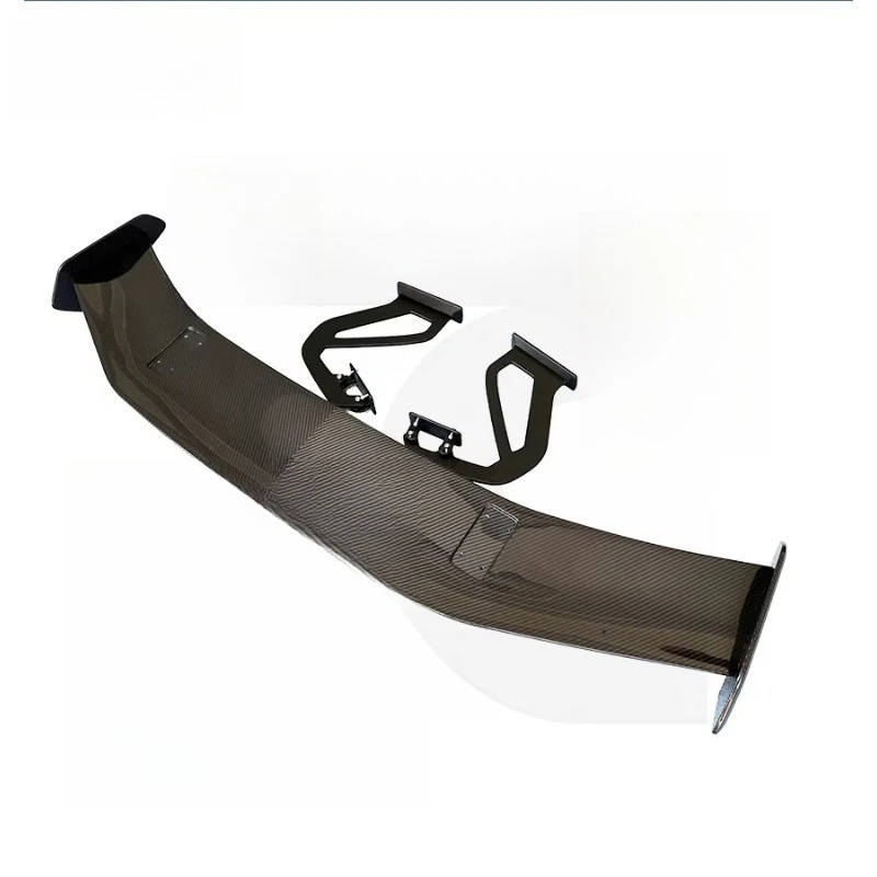 New GT4RS Style Dry Carbon Fiber Rear Wing for 718 981 982 Cayman Boxster Functional Aerodynamic Trunk Spoiler Car Parts