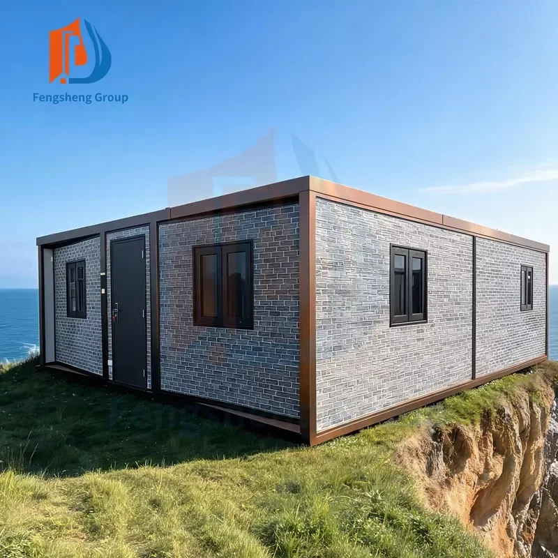 Fengsheng 20ft 40ft Modular Prefabricated Container Homes 40ft House Prefabricated Container Houses
