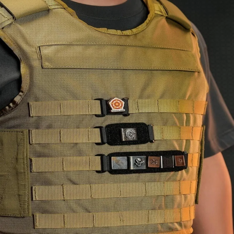 Hook and Loop Panel Patches Board Hunting Vest Backpack Convenient ID Patch Badge Pad Converter Strips MOLLE System Attachment
