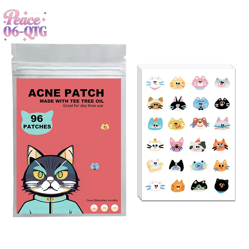 New 96pc Cat Repair Acne Patch Facial Skin Care Fade Blemishes Pimple Marks Closed Acne