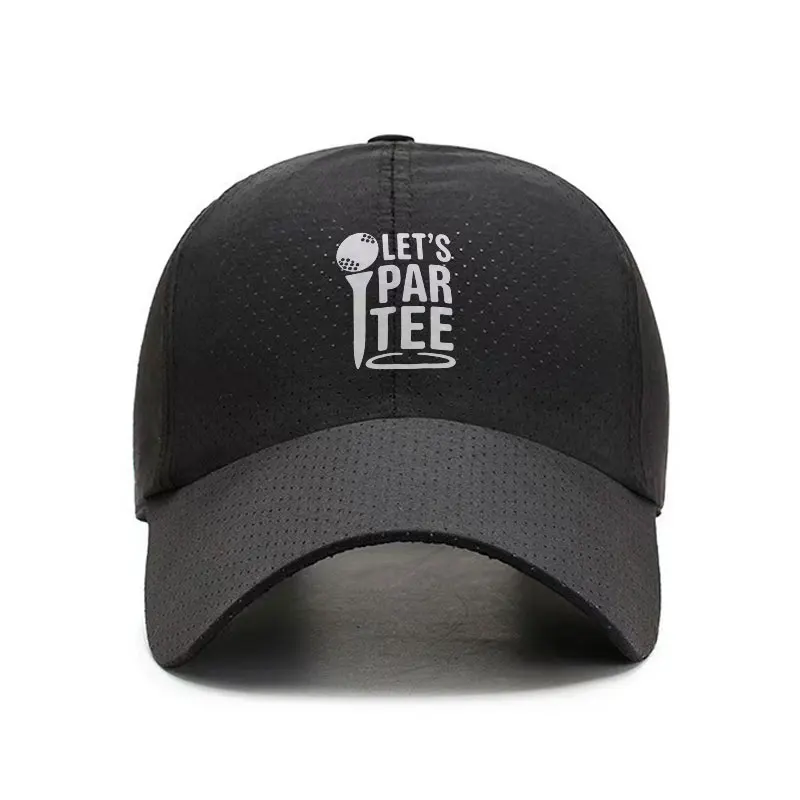 Lets Par Tee Golf Quick Dry Baseball Cap Lightweight Breathable Outdoor Hat for Men and Women