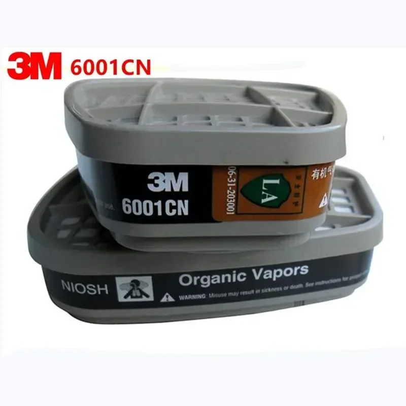 

3M 6001 Organic Vapor Cartridges cooperate with gas mask 3M 6200 7502 6800 together use