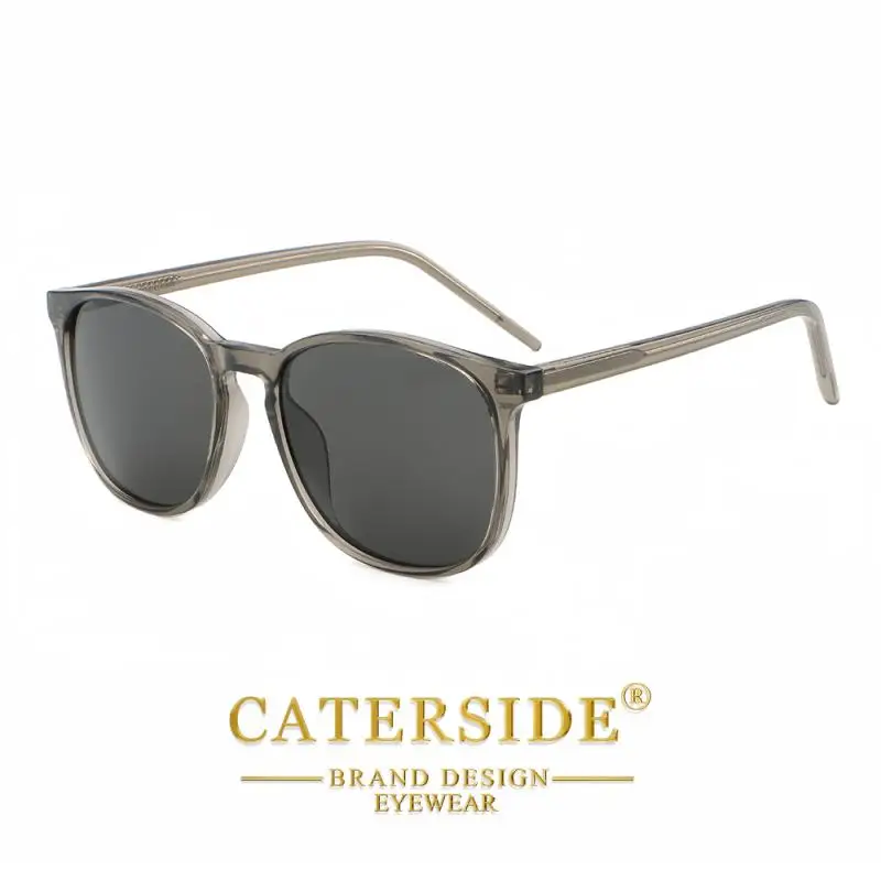 CATERSIDE Neue runde Sonnenbrille für Herren, Markendesign, einfache Sonnenbrille für Damen, Reisen, Business, Party, Brillen, Geschenk, Sommerstil – Detail 9