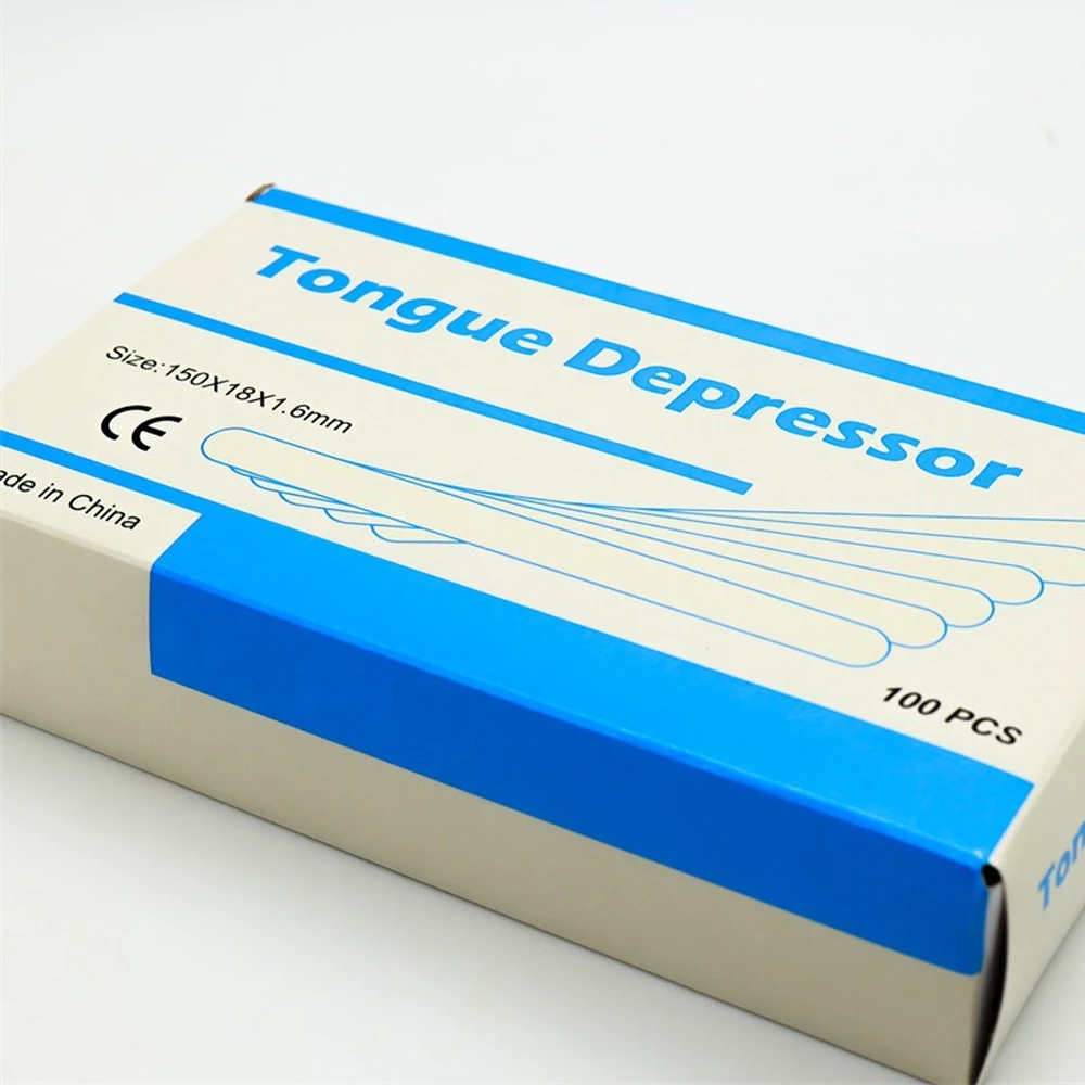 

Одноразовые деревянные шпатели для татуировок, восковой депиляции и удаления волос, 100 шт./упаковка