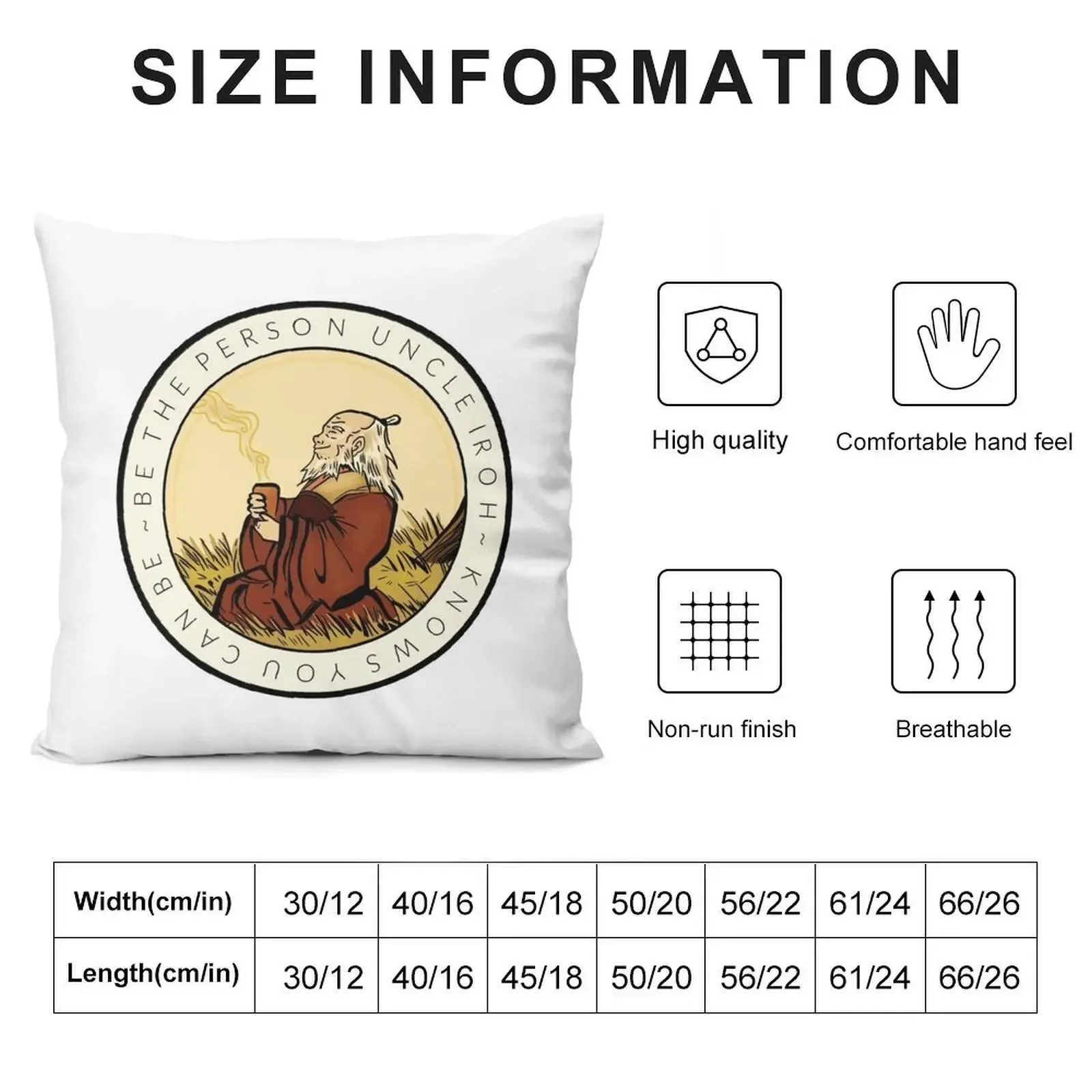 (THE ORIGINAL) Motivation From Uncle Iroh Throw Pillow pillows decor home Plaid Sofa pillow