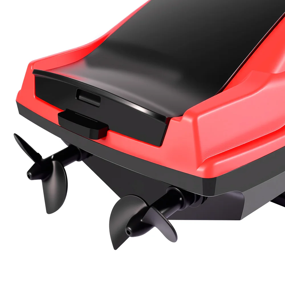 9IMOD HJ825B RC Boat  2.4G 80M Control with 7 Dynamic Light Modes One-Click Auto Righting Speedboat For Night Water Play