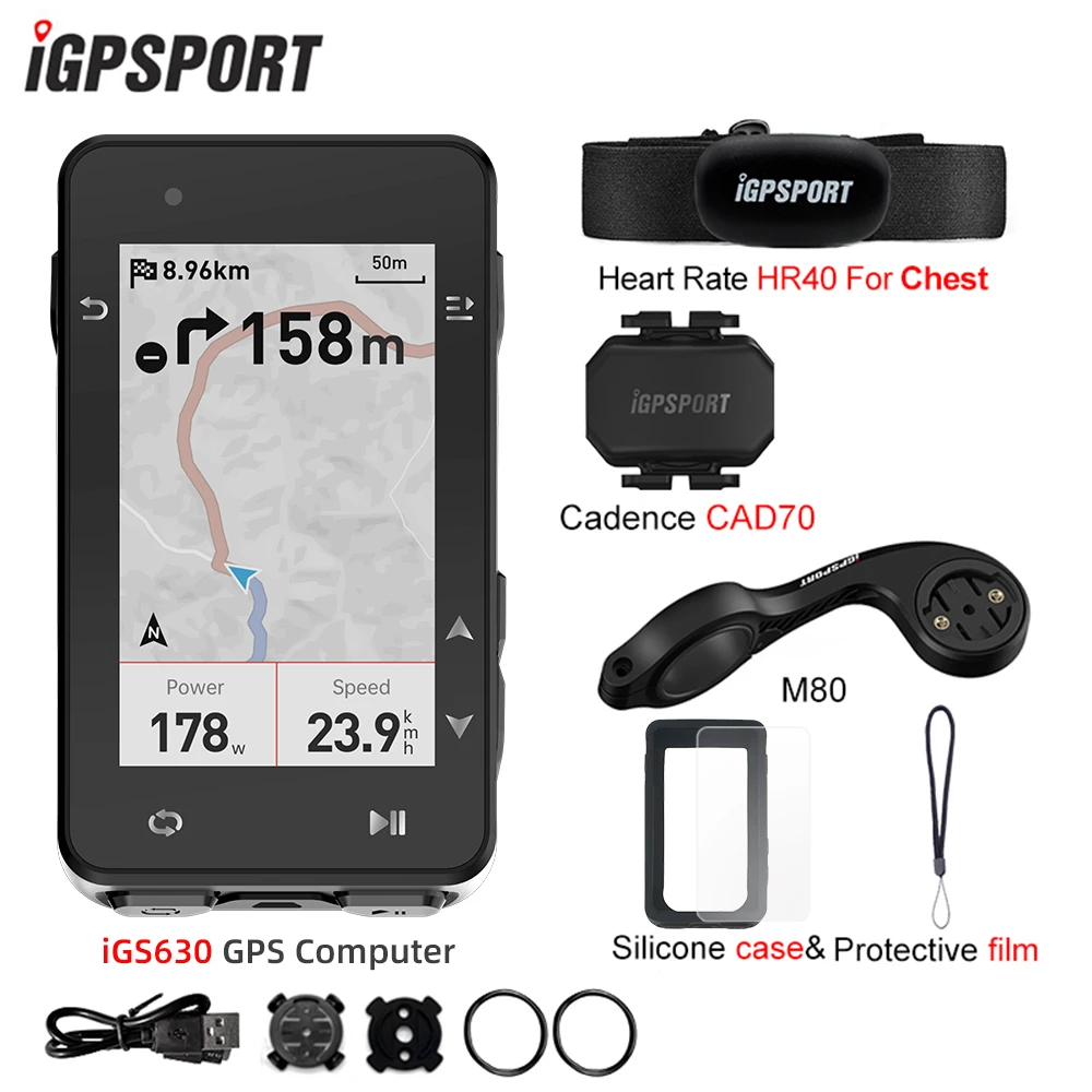 iGPSPORT iGS630 Bike GPS Computer Global Offline Map Navigation