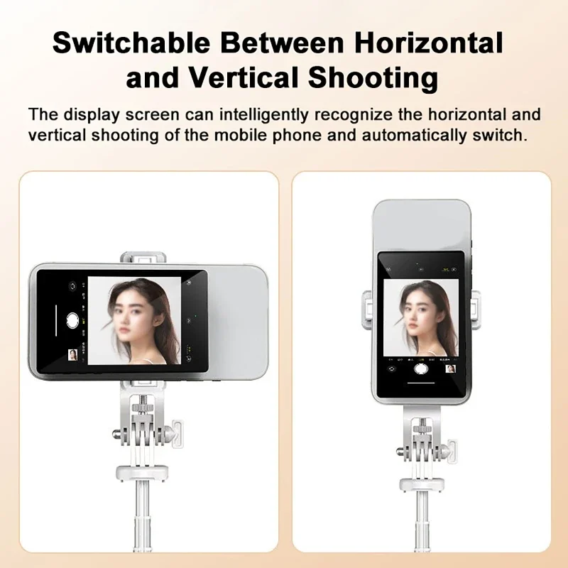 

Magnetic Wireless Selfie Rear Camera Monitor Screen for Phone Camcorder Lens Smartphone Selfie Vlog Live Stream Video Recording