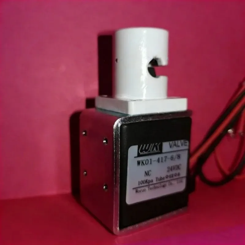 DC24V 12V WK01 Normally Closed Clamp Valve Squeeze Break Pressure Micro Solenoid Valve Diaphragm Pinch Break Valve Globe Valve