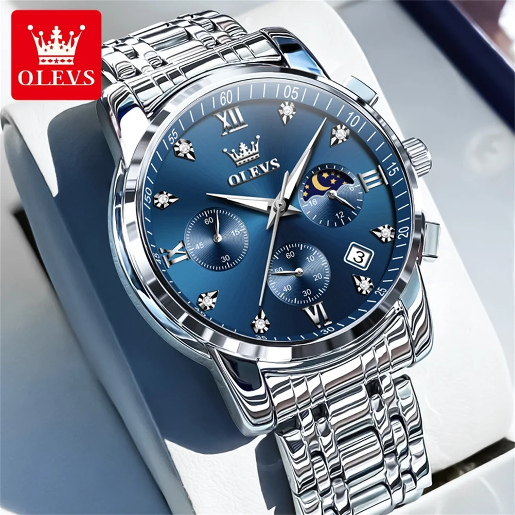Men's Classic Three Eye Chronograph Watch