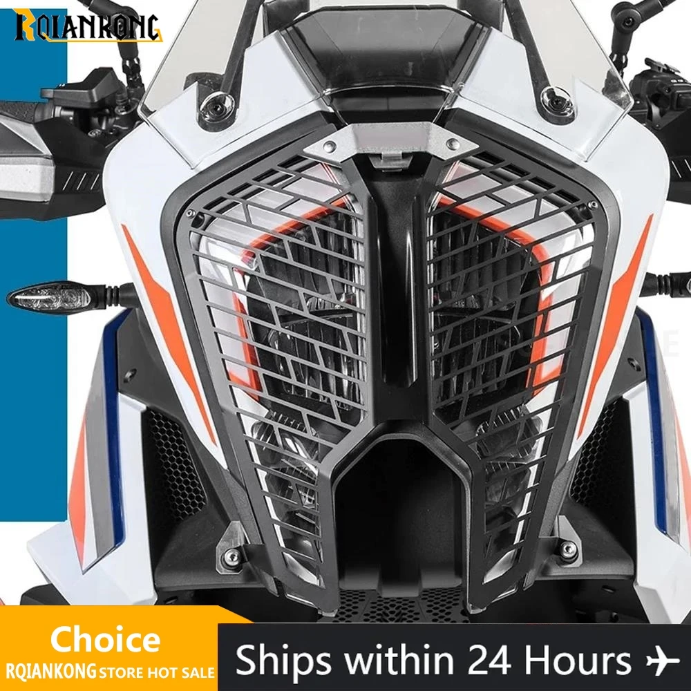 Für KTM 1290 Super Adventure S R 2017-2024 Motorrad Zubehör Scheinwerfer Schutz Kopf Licht Schutz Abdeckung Schutz Grill