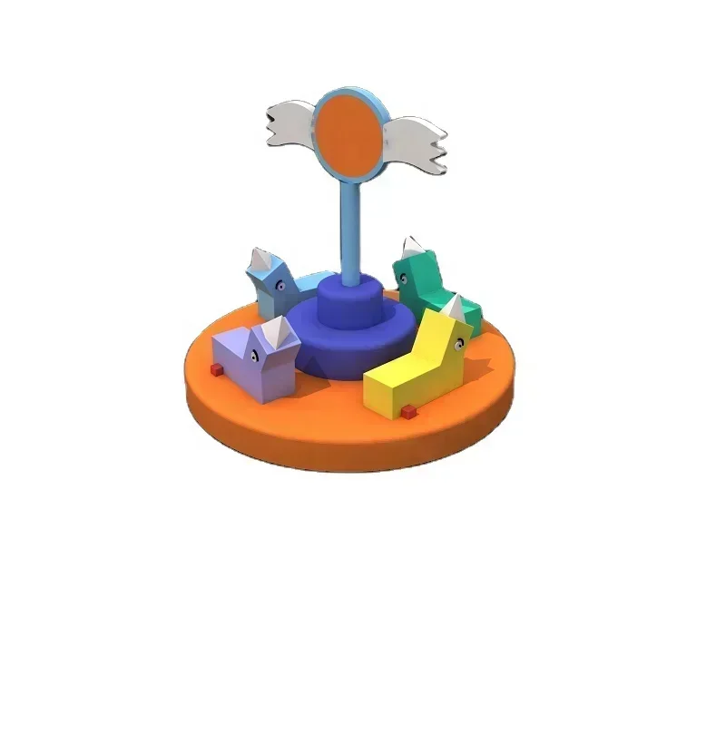 Carousel Kids Merry Go Round For Playground And Amusement Park