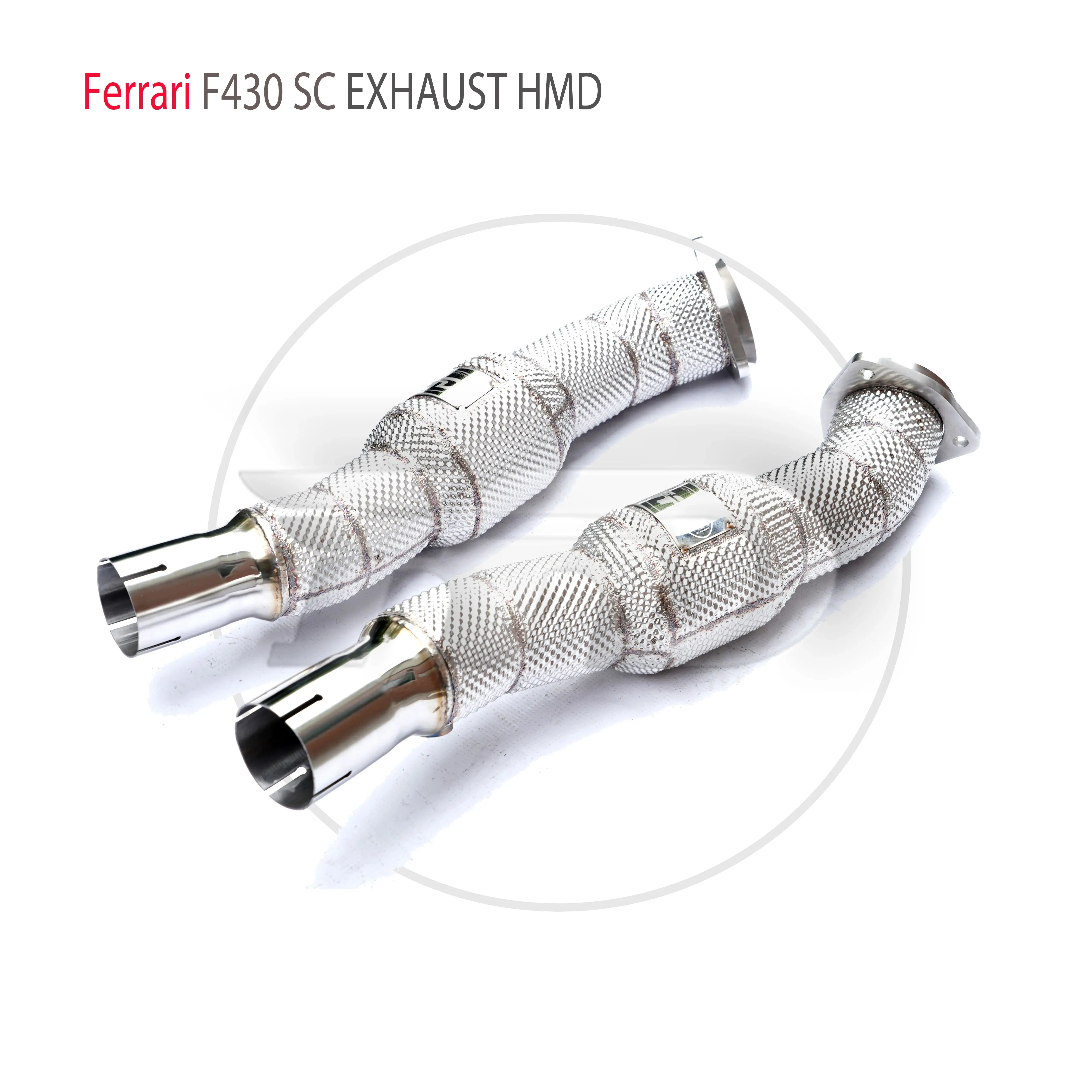 HMD Exhaust Manifold Downpipe for Ferrari F430 Scuderia Coupe Car Accessories With Catalytic Converter Header Without Cat Pipe